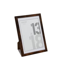 Vgo - Marco Plast. Con Paspartu 18X24 / Sin Paspartu 20X30 Café Oscuro