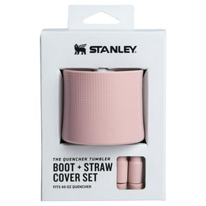 Set De Accesorios Stanley Quencher Para Botas Y Gorra Con Funda De Paja, Color Rosa