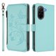 thumbnail image 2 of Funda Cartera Mariposa para [Xiaomi Redmi A5 4G] con Soporte y Cremallera Verde menta, 2 of 6