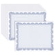 thumbnail image 1 of [ Papel para Certificados Mejor Papel Despedidas azul marino con diseño floral ], 1 of 8