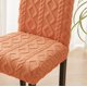 thumbnail image 4 of suxuMhao Fundas Elásticas para Sillas Naranja Tamaño Universal Juego de 4 Fundas, Protectores de Sillas para Sala de Estar y Comedor, Fundas de Asiento para Sillas, Fundas Lavables para Sillas de, 4 of 5
