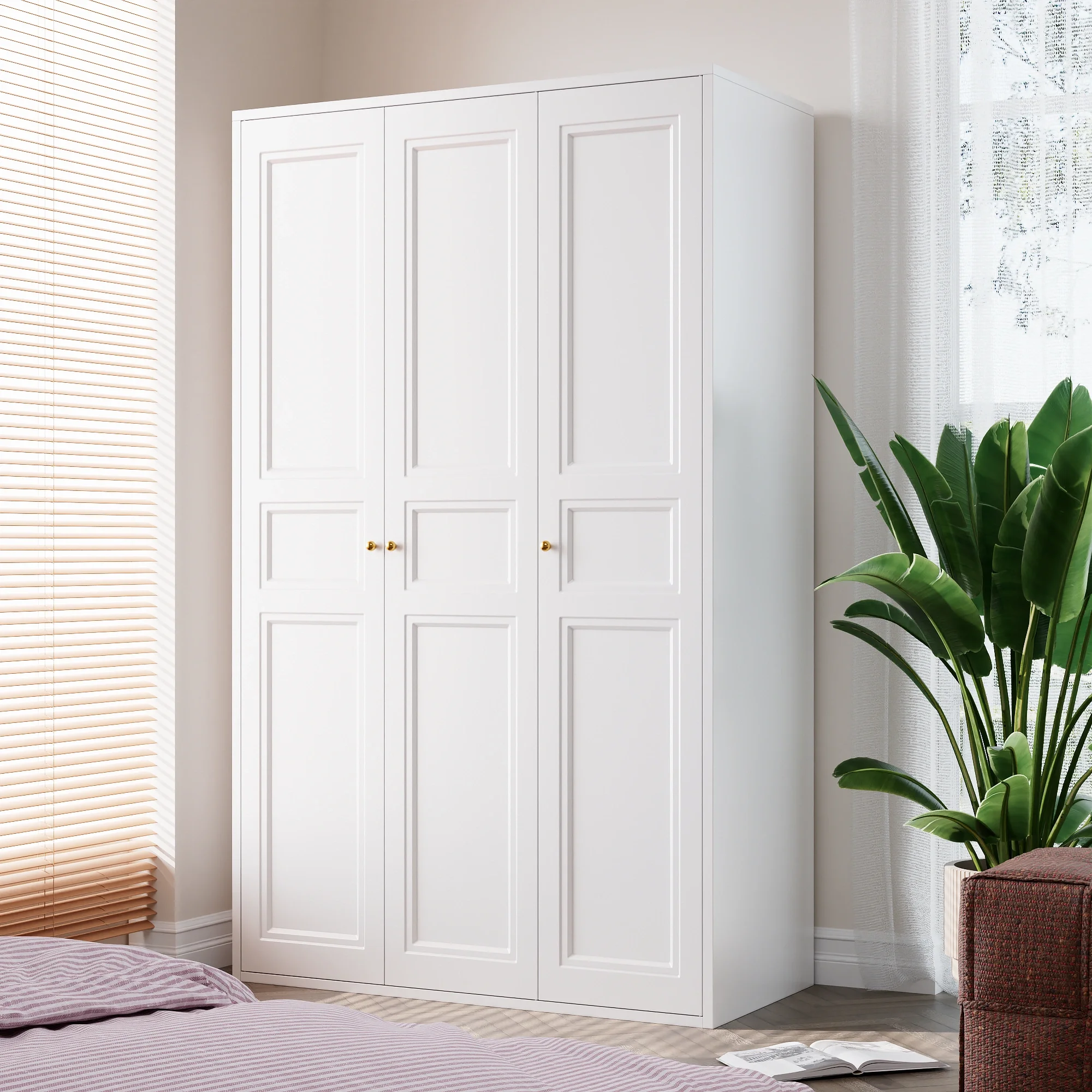 Recilock - Closet Metalico 3 Puertas - White Bc-11