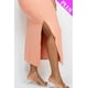 thumbnail image 4 of Vestido Largo de Tirantes Acanalado con Aberturas Laterales, Diseñado para Tallas Grandes., 4 of 9
