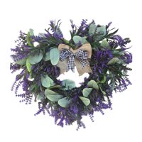 Bothyi - Colgante De Pared De Amor De Granja De Guirnalda De Lavanda Para Decoración De Jardín De Fiesta De Navidad