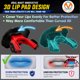 thumbnail image 4 of Protector bucal Oral Mart rojo/negro con correa desmontable, 4 of 8