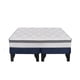 thumbnail image 1 of Cama Europea Stella 2 Plazas 150x190 cm Base Colchón Negro Azul, 1 of 3