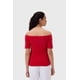 thumbnail image 3 of Polera Mujer Con Bardot Rojo, 3 of 4