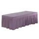 thumbnail image 2 of SPA Falda De Mesa De Masaje Funda De Cama De Belleza Sábana De Cenefa De Lino Morado, 2 of 5