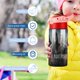 thumbnail image 5 of The NorthmanBotella de Agua con Tapa Pop Top de Un Toque, Acero Inoxidable, a Prueba de Fugas, para Deportes, Botella Infantil rosa 12 oz, 5 of 6