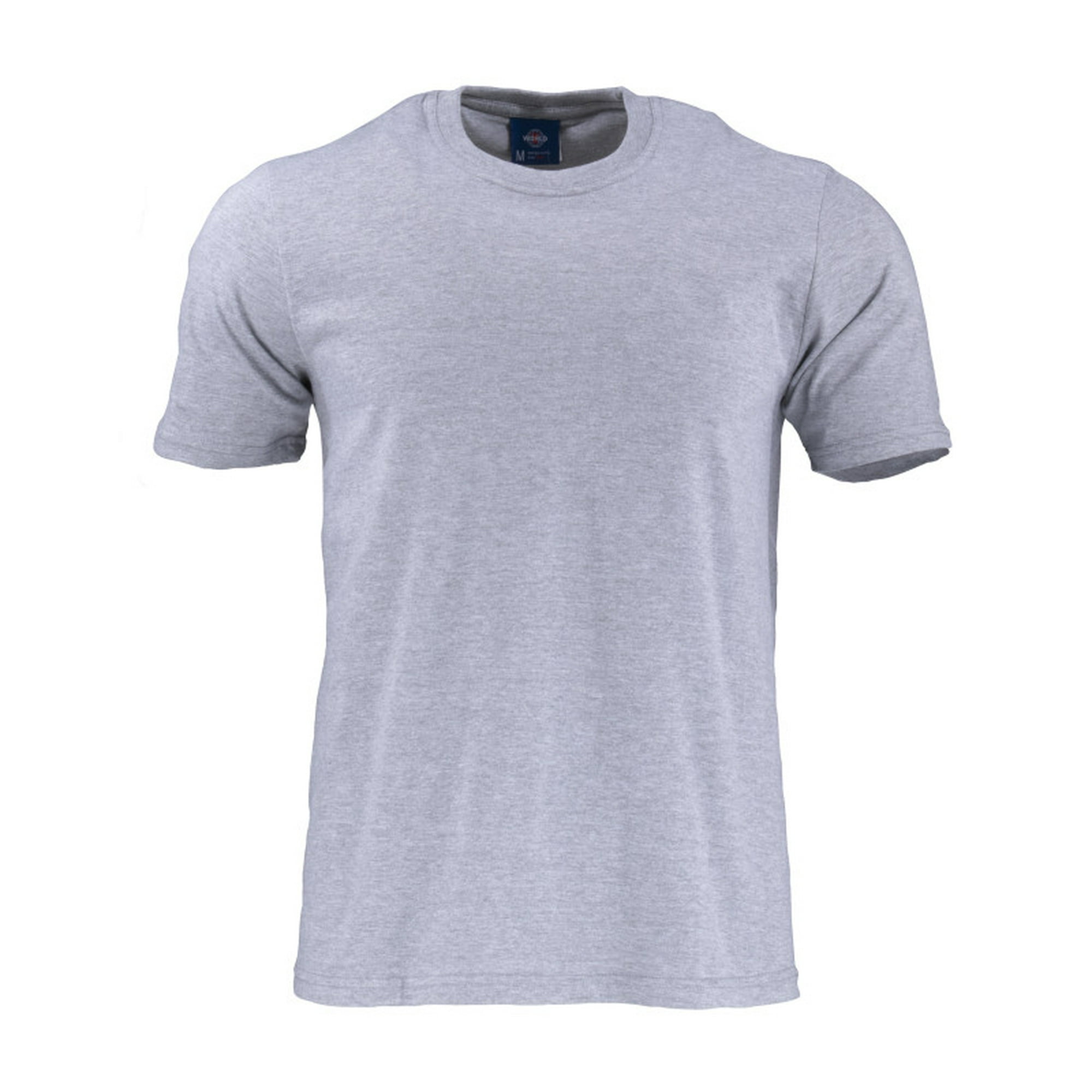 T-world - Polera 100% Algodón Manga Corta Hombre Gris