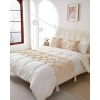 Todo Para El Hogar - Juego De Piecera De Cama Mas 2 Cojin Con Fundas Modelo Boho