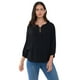 thumbnail image 1 of Blusa Mujer Botones Macramé Negro Corona, 1 of 5