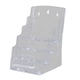 thumbnail image 1 of Soporte de Acrílico para Folletos, Tarjetas de Visita, Soporte para Exhibición de Folletos, Soporte de Escritorio O Pared para Hotel, Reunión de Recep A5 4 niveles, 1 of 5