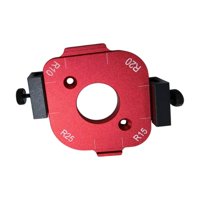 Ioensy - Plantilla De Enrutador Para Plantilla De Radio De Esquina, Herramienta De Posicionamiento Para Carpintería Resistente Al Desgaste, Bricolaje, 8,5 Cm