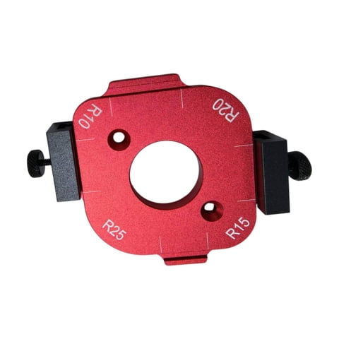 Ioensy - Plantilla De Enrutador Para Plantilla De Radio De Esquina, Herramienta De Posicionamiento Para Carpintería Resistente Al Desgaste, Bricolaje, 8,5 Cm