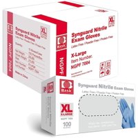 Guantes De Nitrilo Para Exámenes Basic Medical Ngpf 7004 Xtra Large 1000