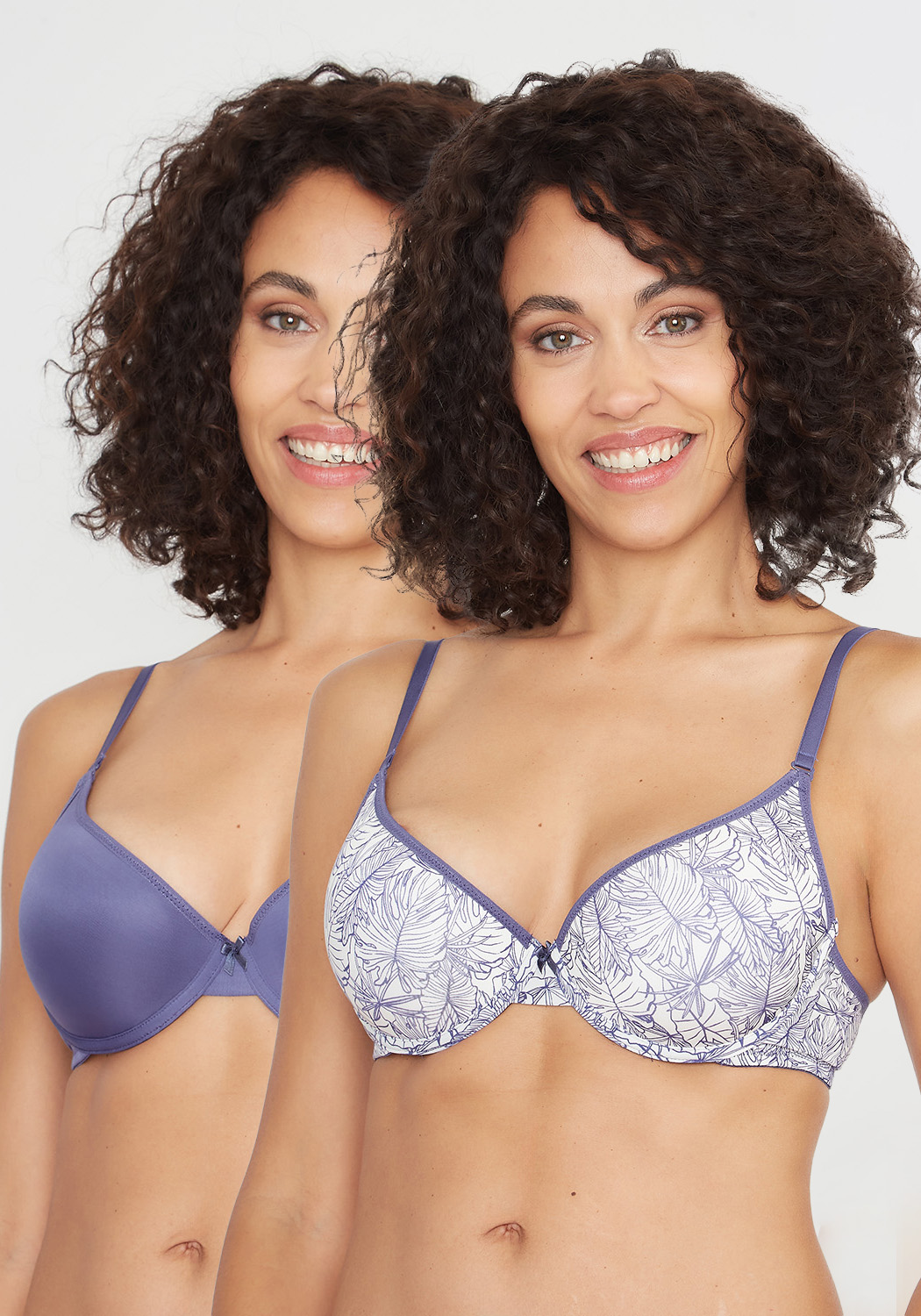 Pack 2X Sosten Push Up Microfibra P250.023-Azu6 Kayser