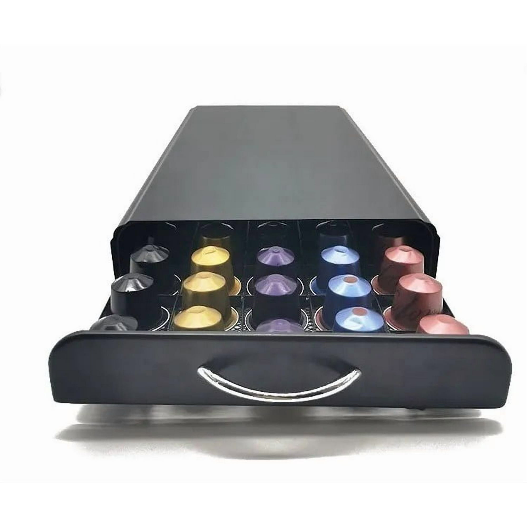 Genérica - Porta Cápsulas Metálico Para Café Puede Contener 50 Tazas