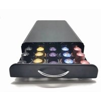 Genérica - Porta Cápsulas Metálico Para Café Puede Contener 50 Tazas