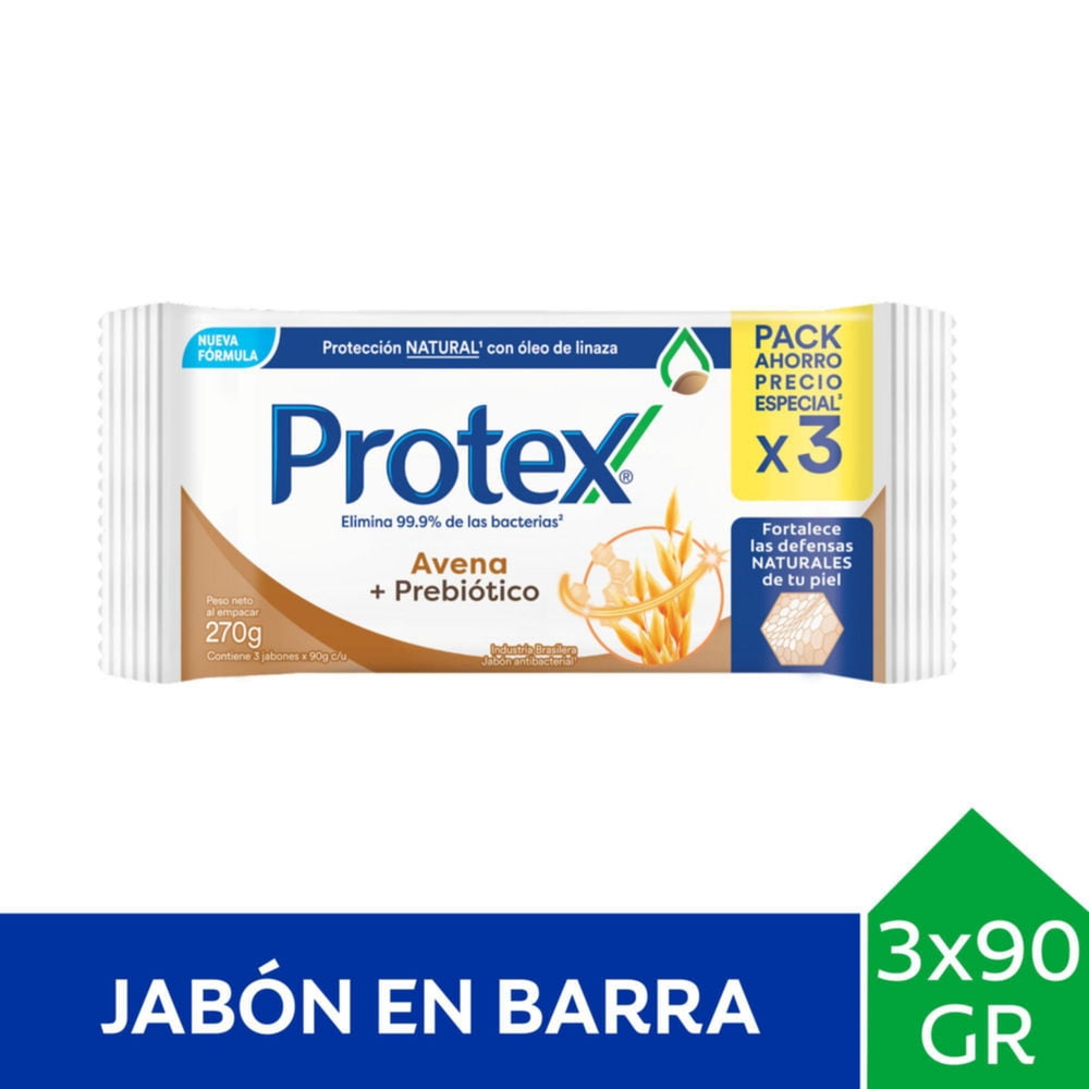 Protex - Jabón De Tocador Avena 90 G