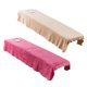 thumbnail image 4 of 2pcs / Set Cubierta De Sábana De Masaje De Terciopelo De Cristal Suave Rosy Camel 120x190cm, 4 of 5