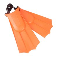 Magideal - Aletas De Natación, Aletas De Buceo, Zapatos Para Pies, Entrenamiento De Natación, Equipo De Snorkel, Aletas De Natación Portátiles, Aletas De Snorkel Naranja 25 A 30