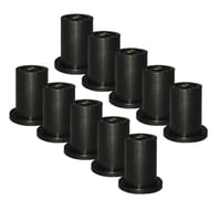 Magideal - Tuercas De Goma Profesionales, Sujetadores De Capó, Inserto De Latón, Tuercas De Pozo Métricas, Repuesto Universal De Accesorios Para Parabrisas De 10X M4