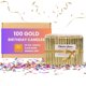 thumbnail image 1 of Set de 100 velas doradas de 8 cm Celebration Stadium, 1 of 8