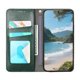 thumbnail image 4 of Funda tipo cartera para Samsung Galaxy S25 Ultra de piel con cierre magnético, ranuras para tarjetas y correa para la muñeca Verde, 4 of 6