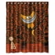 thumbnail image 1 of Cortina de ducha con diseño de gato de Cheshire de Alicia en el País de las Maravillas, juego de cortinas de baño con ganchos, tamaño 60 x 72 pulgadas, 1 of 3