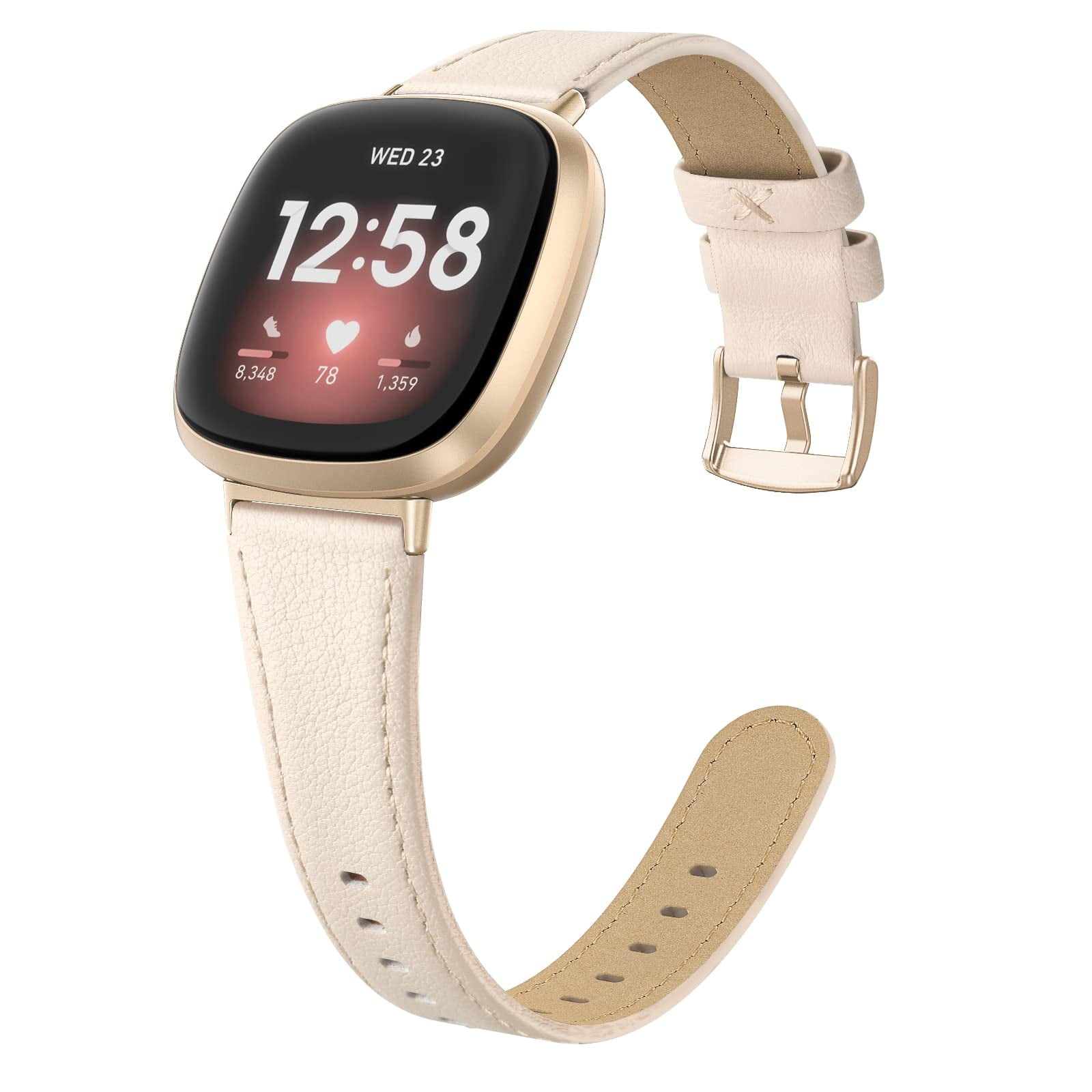 Bandas De Piel Compatibles Con Fitbit Versa 3/4/sense - Edimens