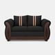 thumbnail image 2 of SOFA ISIDORA 2 CUERPOS NEGRO, 2 of 6