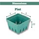 thumbnail image 4 of Fibra de pulpa moldeada verde Basket JA Kitchens, 473 ml (40 unidades), 4 of 8