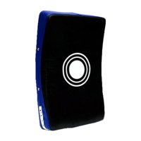 Ioensy - Saco De Boxeo Con Almohadilla Para Patadas, De Piel Sintética, Para Competición De Karate, Muay Thai, Color Negro Y Azul