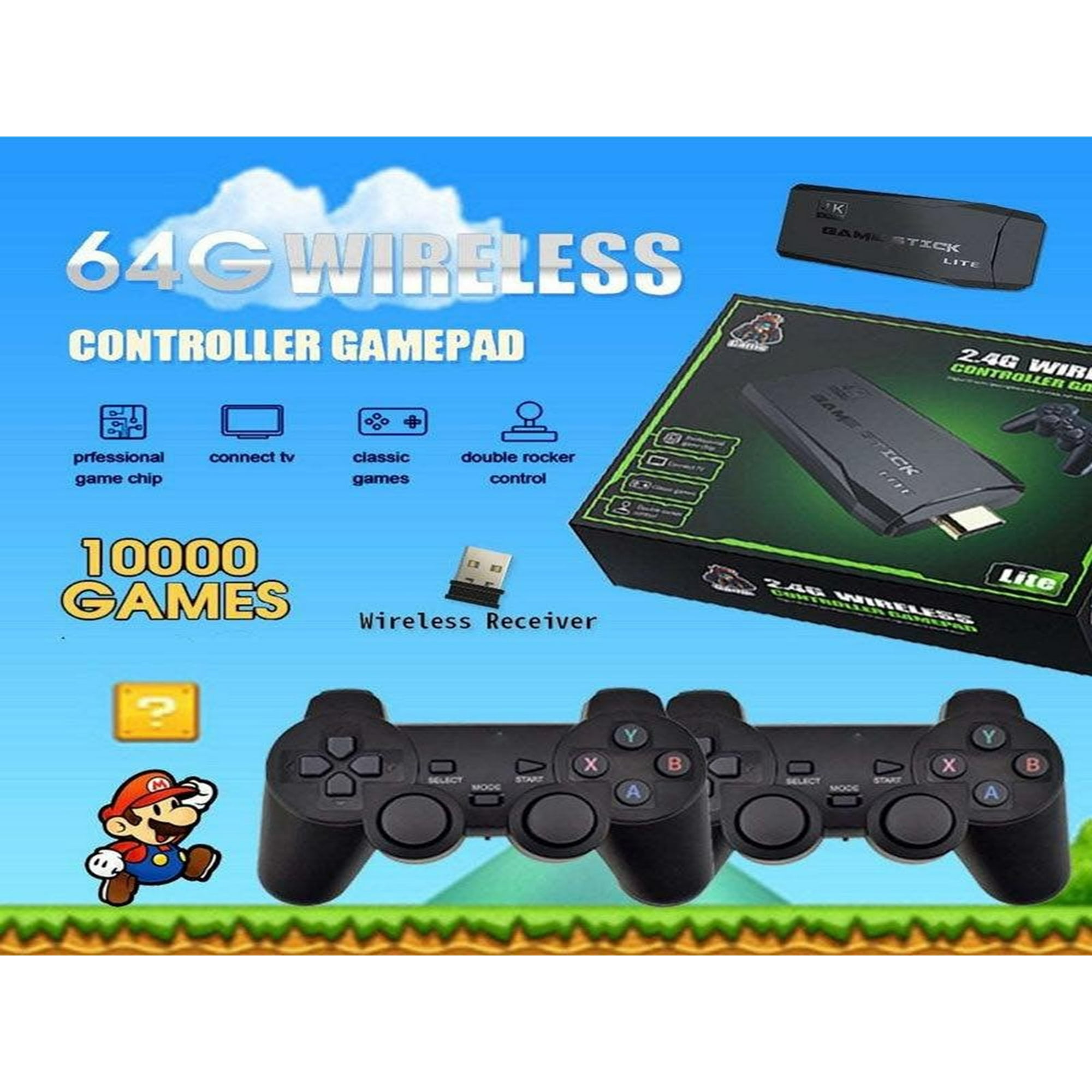 Irm - Consola Retro Con 10000 Juegos Incorporados Game Stick 64g