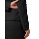 thumbnail image 5 of INSPIRE CHIC Blazer de Mujer de un Solo Botón con Solapa de Muesca, Mangas Largas, Ajuste Entallado, Cuello en V, Chaqueta de Traje de Trabajo Grande Negra, 5 of 6