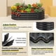 thumbnail image 4 of Cama de cultivo elevada de metal galvanizado Land Guard 120x60x30 cm, 4 of 7