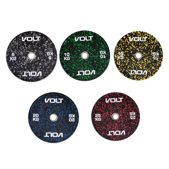 Set Discos Bumper De 5 Kg A 25 Kg Volt