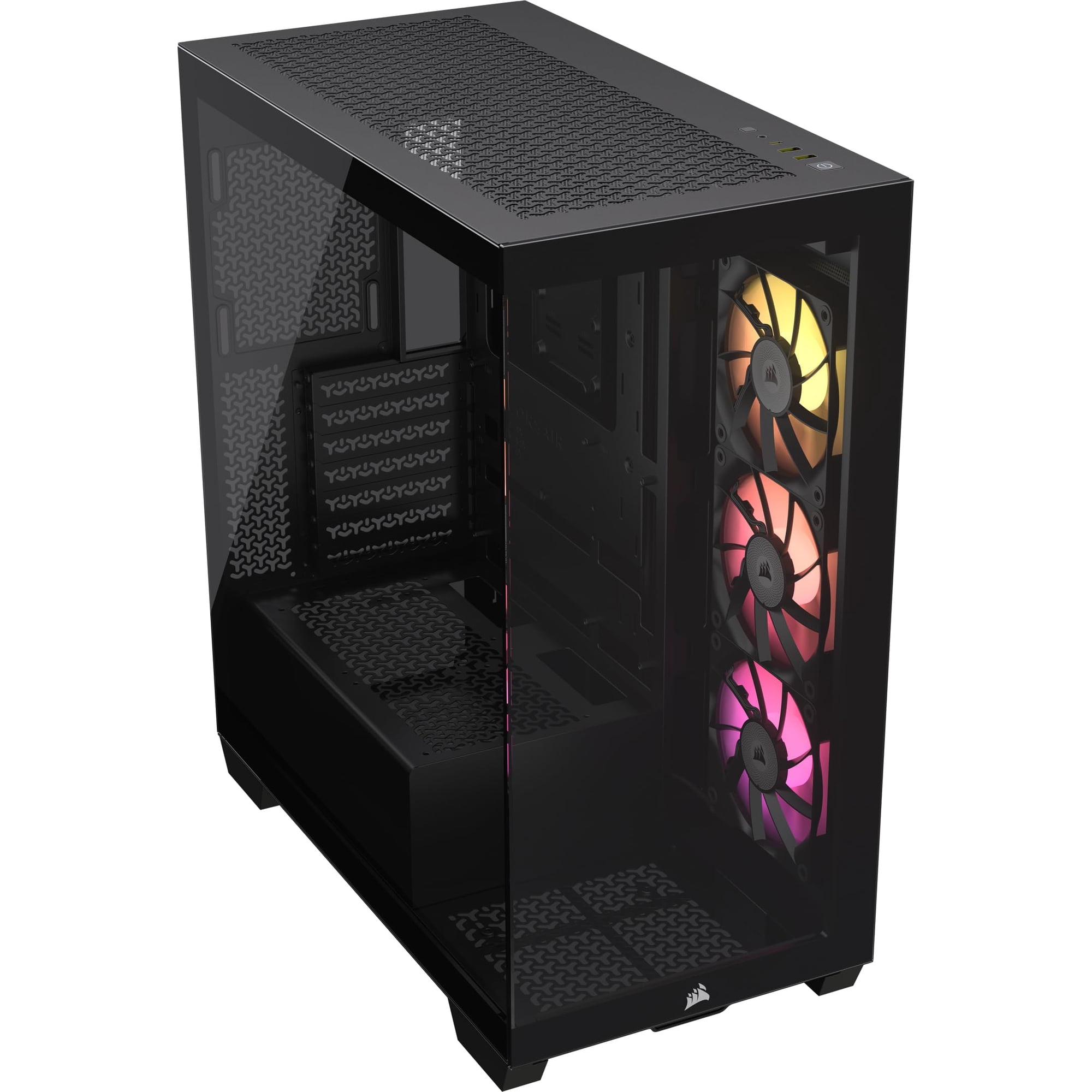Funda Para Pc Corsair Icue Link 3500x Rgb Mid-tower Atx Negra
