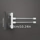 thumbnail image 4 of 1pc Bathroom Punch-free Wall Hanging Rotating Towel Rack, Toilet Shelf, Multi-layer Hanging Rod, Washroom Hanging Folding Rack, 4 of 5