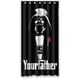 thumbnail image 1 of Cortina de ducha de baño con diseño de Darth Vader "Soy tu padre", diseño de caballero negro, con ganchos, tamaño 36 x 72 pulgadas, 1 of 3