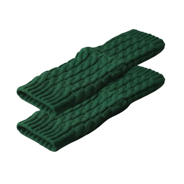 Polainas Calentadores Tejido Trenzado Colores Variados Mujer Niña Elegante 100% Lana