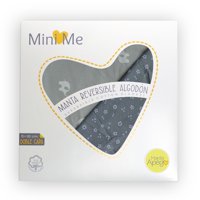 Mini Me - Manta De Algodón Para Bebé Elefantes Gris