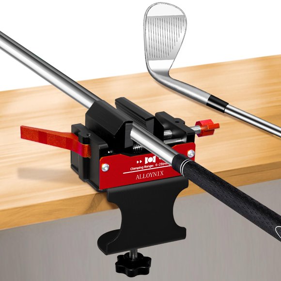 Morsa de Sujeción ALLOYNIX 6-28 mm Kit de Recubrimiento de Agarre para Palos de Golf Rojo