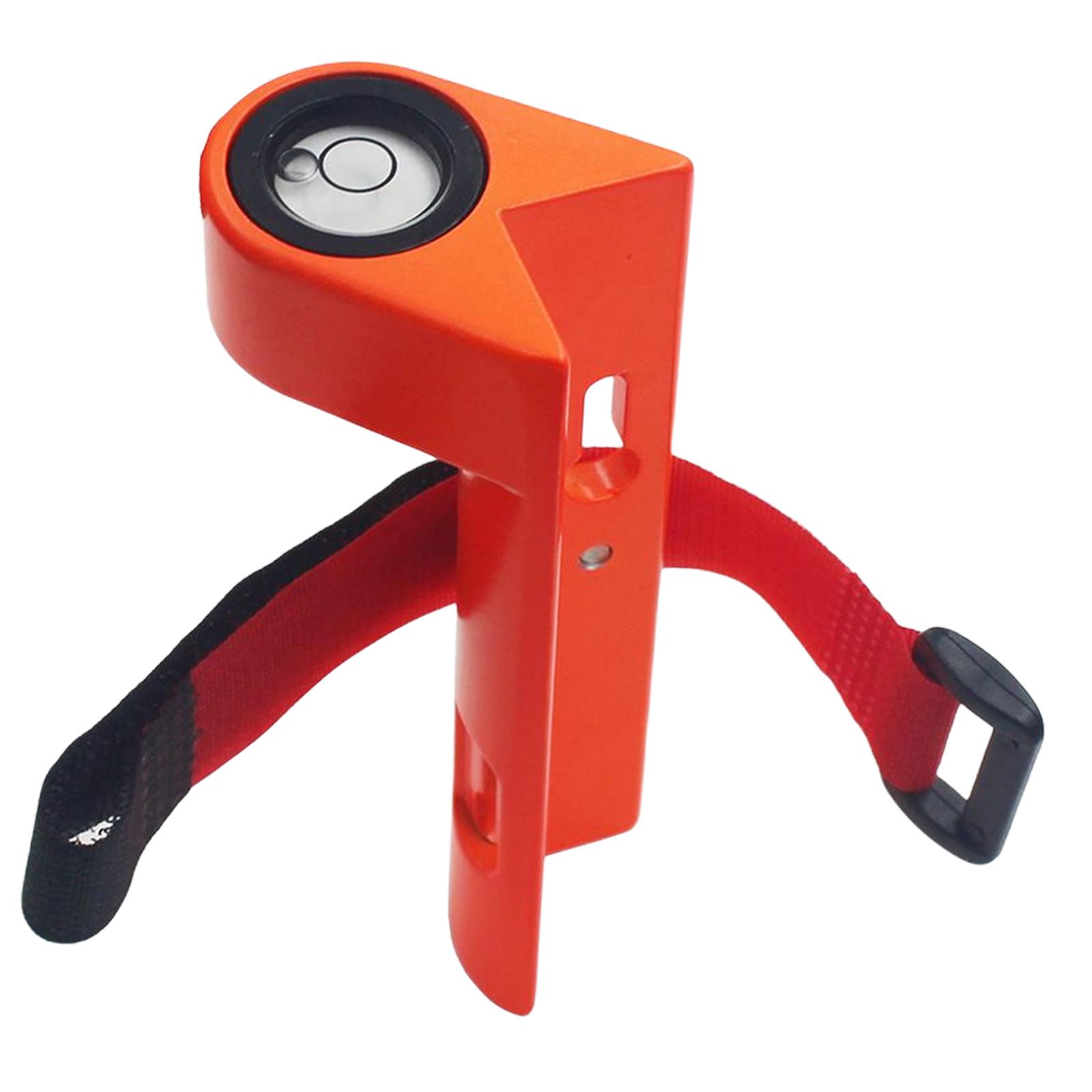 Ioensy - Nivel De Varilla De Nivel Nivel De Burbuja Para Nivel De Ángulo Recto Correa Nivel Vertical Naranja Con Lazo