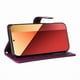 thumbnail image 3 of FOXDOCK Funda tipo Cartera para Xiaomi Redmi Note 13 Pro 4G – Cubierta de Cuero PU con Múltiples Ranuras, Bolsillo para Efectivo y Correa de Muñeca, 3 of 6