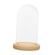 thumbnail image 2 of Tarro tipo campana tipo cúpula con Base de madera, cubierta transparente portátil y duradera, multifuncional, para regalo de inauguración de la casa , Estilo I, 2 of 5