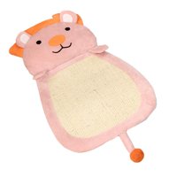 Ioensy - Rascador Para Gatos, Alfombrilla De Sisal, Cama De Salón, Garra De Molienda, Cojín Para Mascotas, Almohadilla Para Rascar Para Gatos, León De Color Rosa