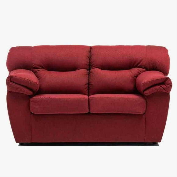 Sofa Zeus 2C Tela Burdeo