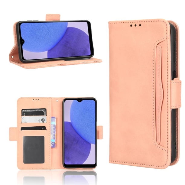 Funda Cartera Magnética para Samsung Galaxy A23E/A23S- Tarjetero Desmontable, Cuero PU, Soporte
